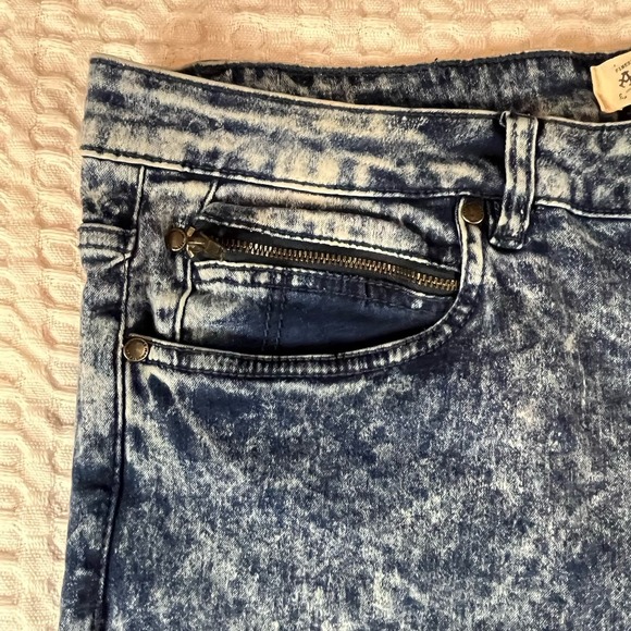 NWT Y2K Akademiks Jeanius Jeans 36x32 Acid Wash Skinny Fit Deadstock – Vintage - Picture 5 of 9